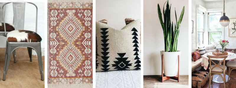 Boho Inspired Dining Nook for Under $1,500